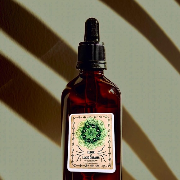 Elixir of Lucid Dreams Witchy Sorceress Supreme Potion B0ttle Label Sticker - Picture 1 of 7